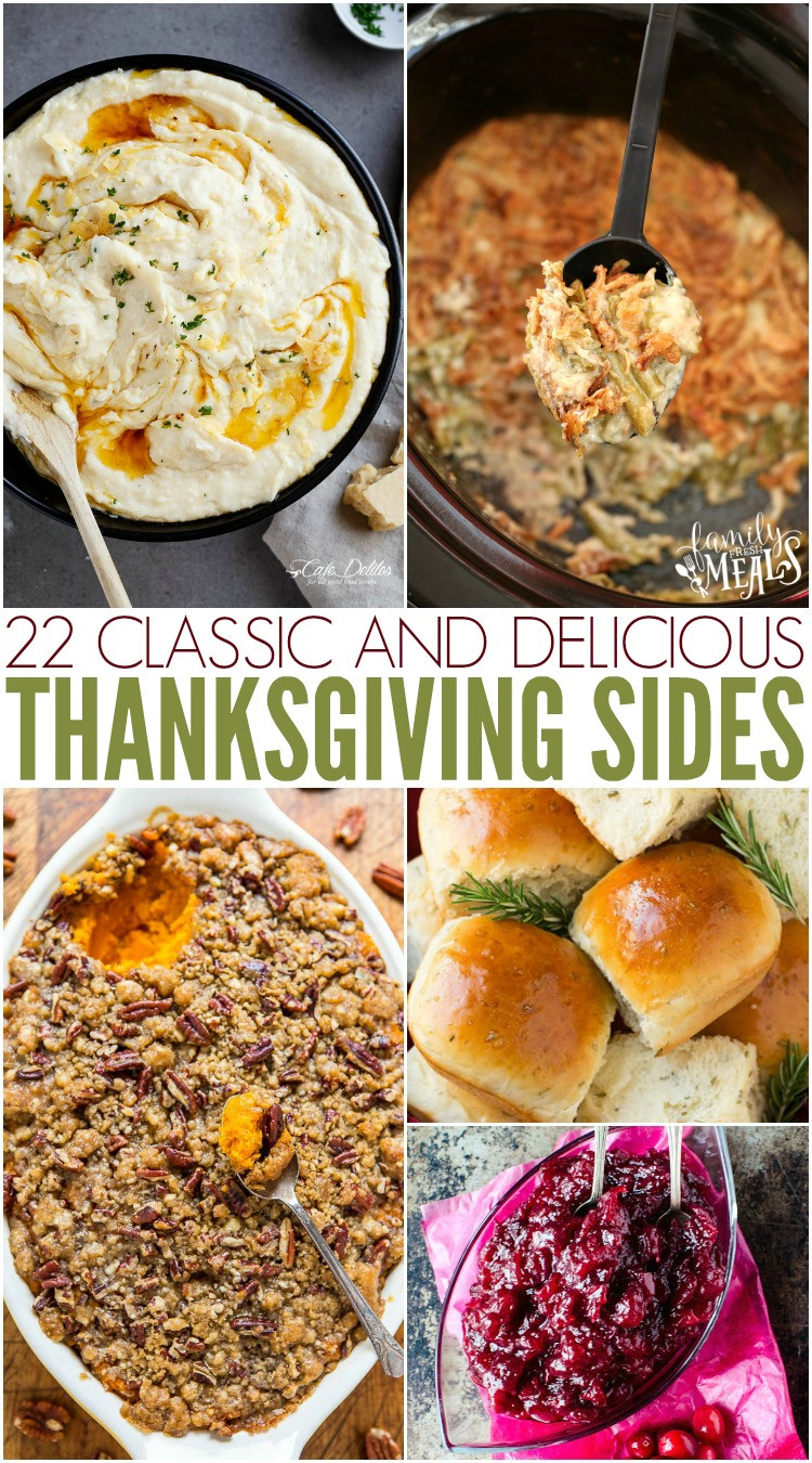 Thanksgiving Side Dishes
 Classic Thanksgiving Side Dish Recipes Family Fresh Meals