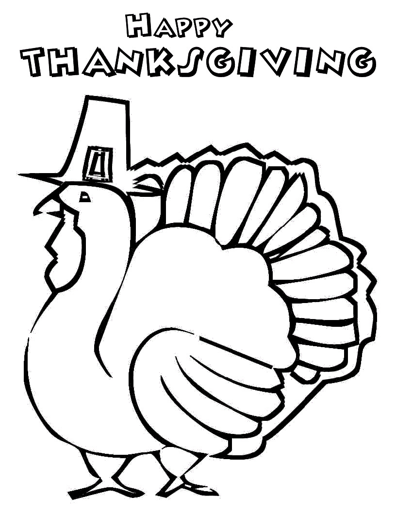 Thanksgiving Turkey Coloring Pages
 Free Printable Thanksgiving Coloring Pages For Kids