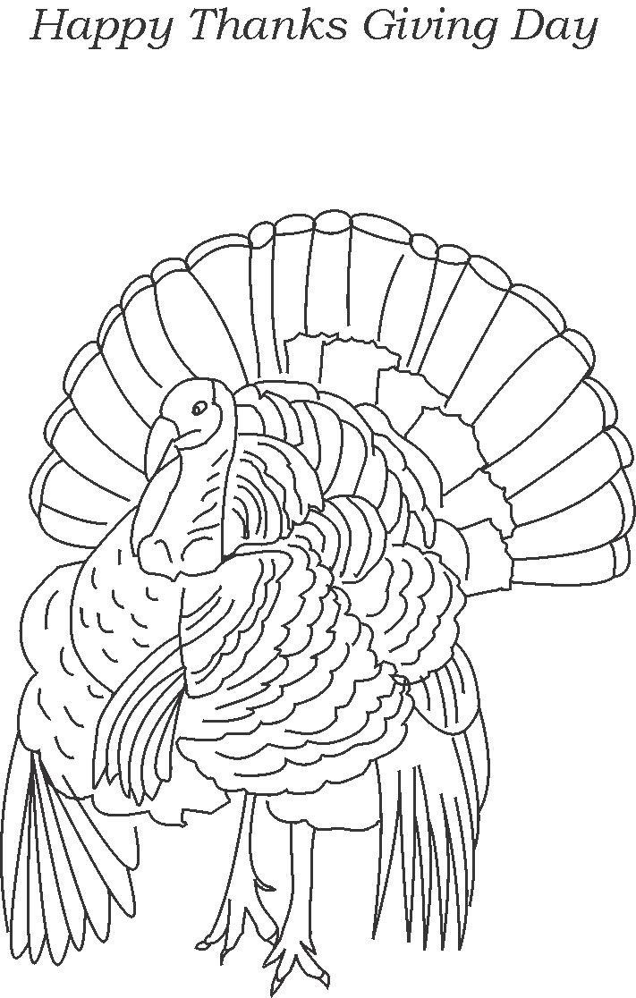 Thanksgiving Turkey Coloring Pages
 Free Printable Thanksgiving Coloring Pages For Kids