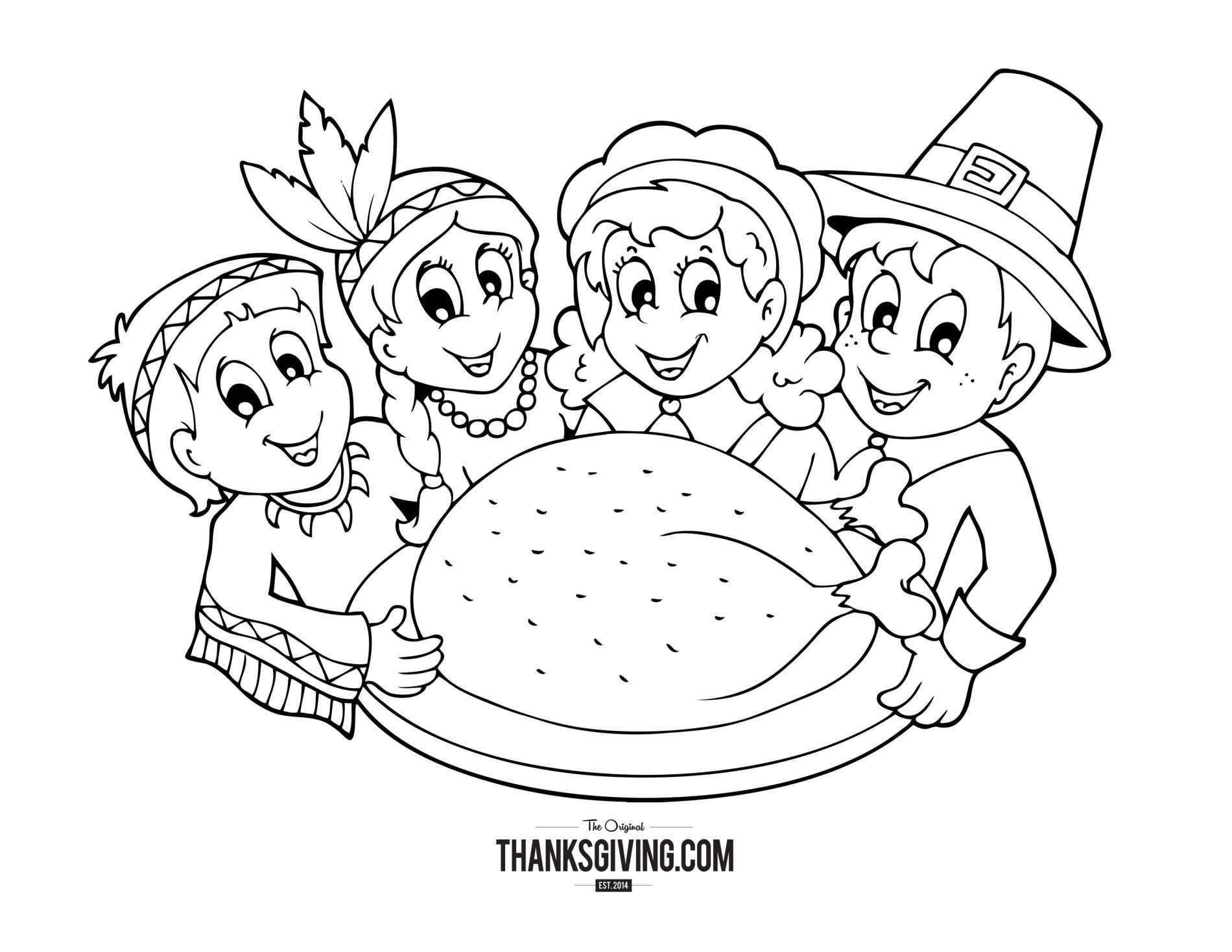 Thanksgiving Turkey Coloring Pages
 Thanksgiving Coloring Book Pages for Kids