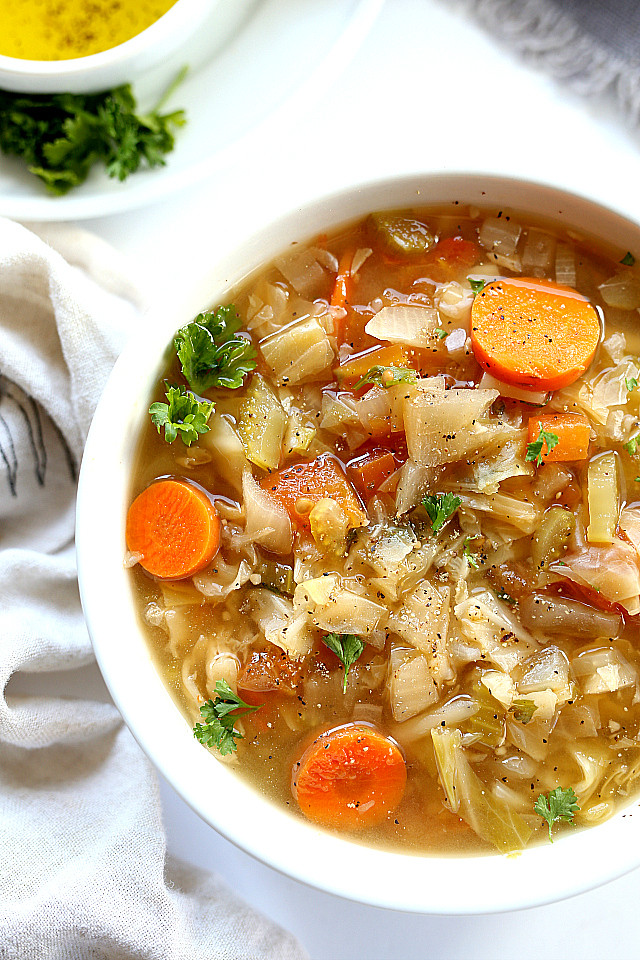 The Cabbage Soup Diet
 Cabbage Soup Diet Recipe In A Spicy Miso Broth