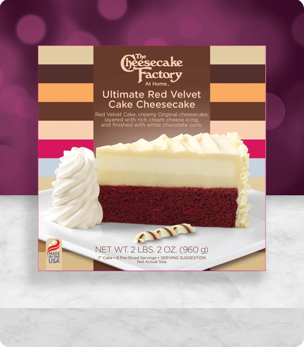 The Cheesecake Factory Ultimate Red Velvet Cake Cheesecake
 The Cheesecake Factory At Home Whole Cheesecakes