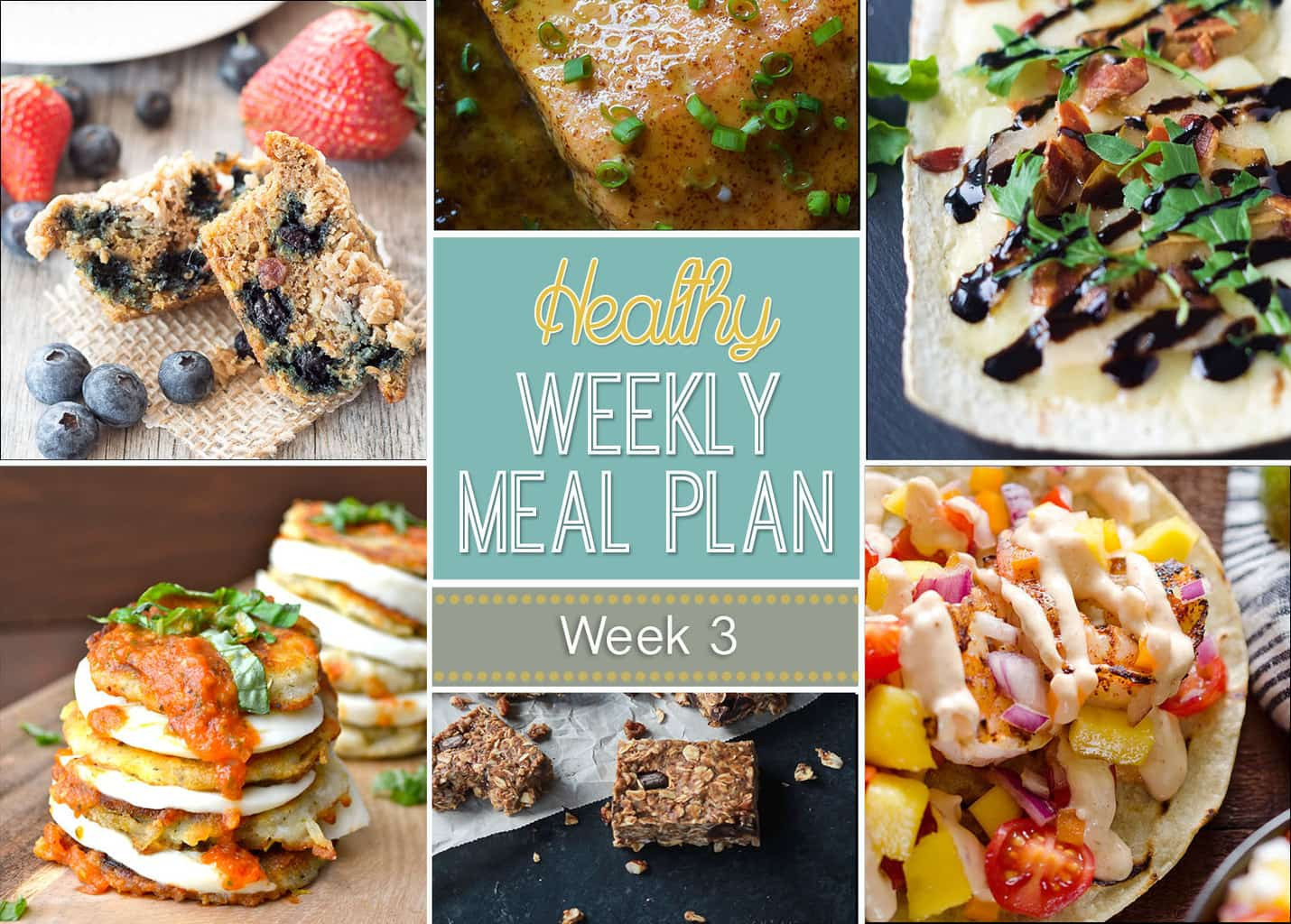 The Dinner Daily
 Healthy Weekly Meal Plan 3 Yummy Healthy Easy
