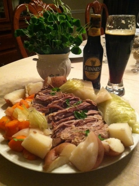 The Dinner Daily
 Traditional Irish Corned Beef & Cabbage Dinner The