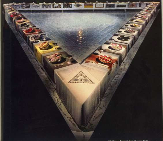 The Dinner Party Judy Chicago
 Julian Schnabel Judy Chicago And Other Artists Who Use