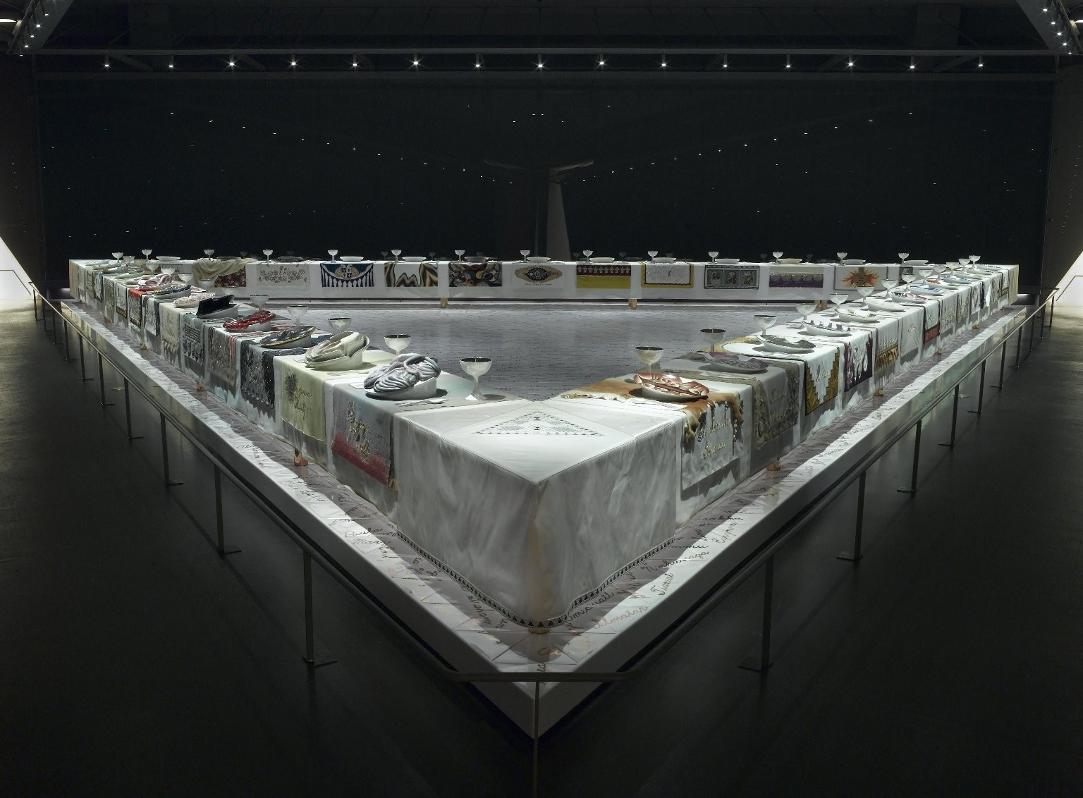 The Dinner Party Judy Chicago
 Brooklyn Museum The Dinner Party by Judy Chicago