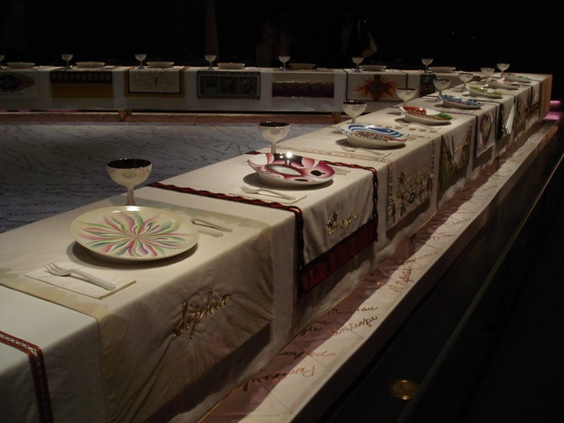 The Dinner Party Judy Chicago
 Your last chance to to The Dinner Party Feminist