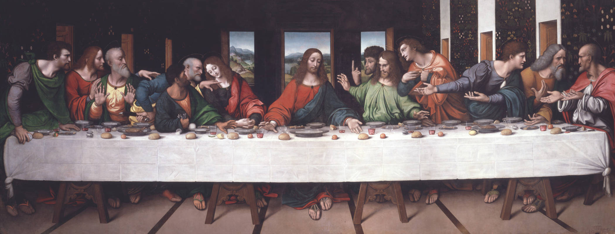 The Last Dinner
 DaVinci The Last Supper and Judas and Jesus Wisdom and Life