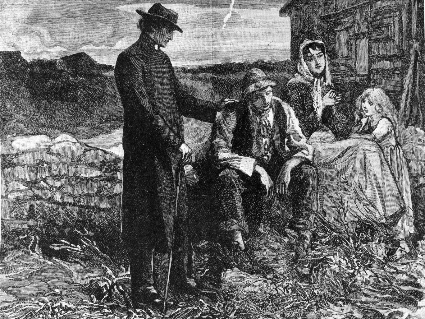 The Potato Famine
 Potato famine edy prompts Irish outrage at Channel 4