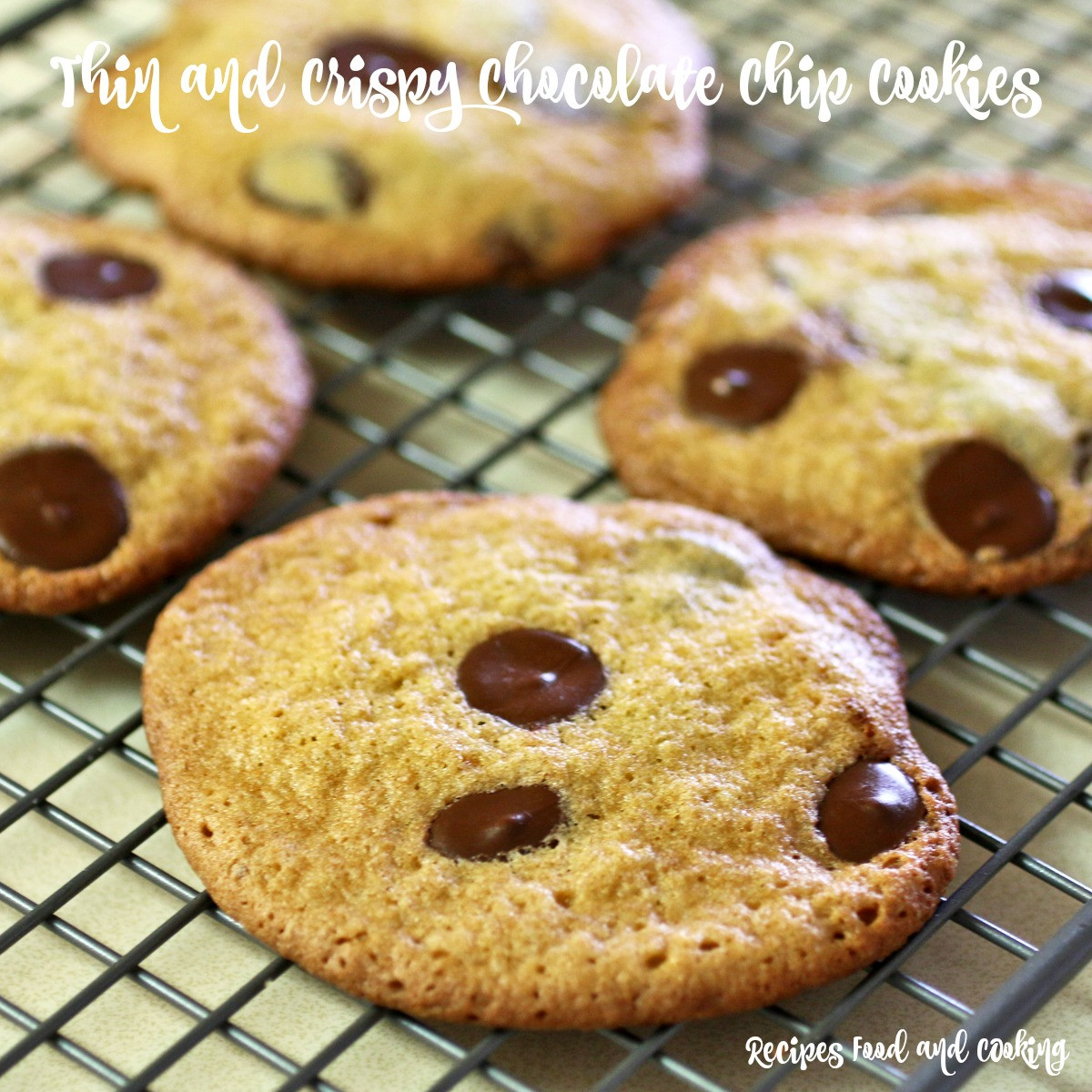 Thin Crispy Chocolate Chip Cookies
 thin crispy chocolate chip cookies 2f Recipes Food and
