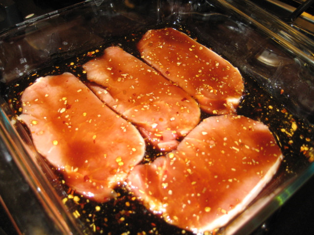 Thin Pork Chops In Oven
 Asian Ginger Sesame Pork Chop recipe