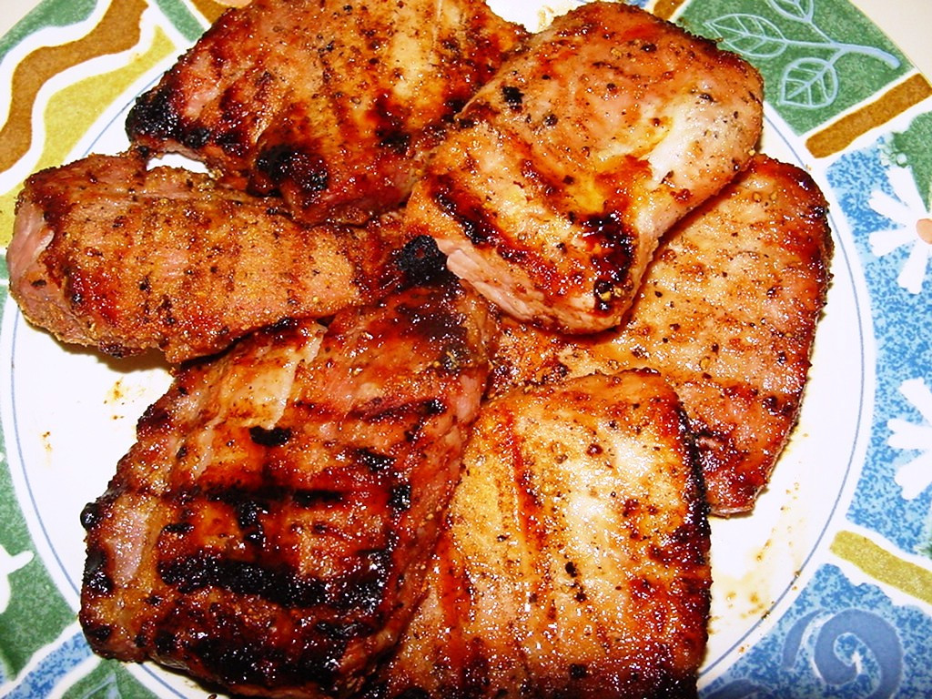 roasting bone in pork chops in oven