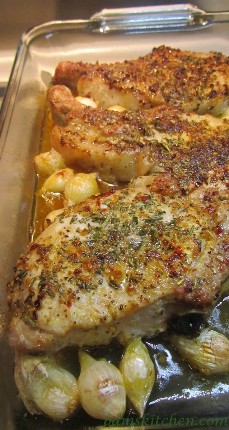 broiled pork chops in oven