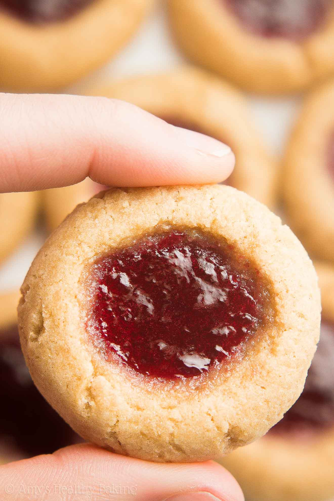 Thumbprint Jam Cookies
 Healthy Thumbprint Cookies With a Step By Step Recipe