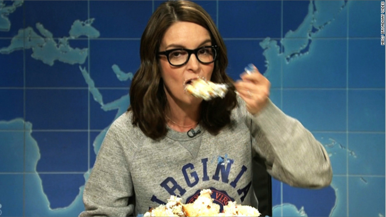 Tina Fey Sheet Cake
 How Tina Fey copes with Charlottesville rally Video Media