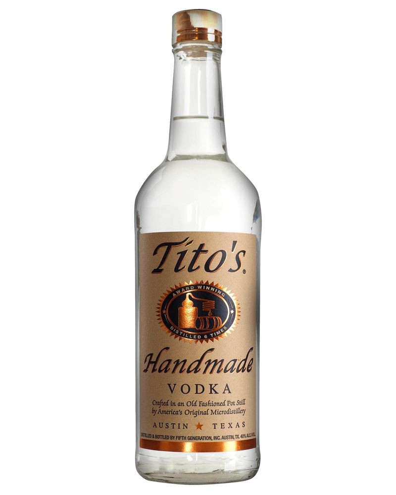 Tito'S Vodka Drinks
 Tito s Handmade Vodka 700mL bottle