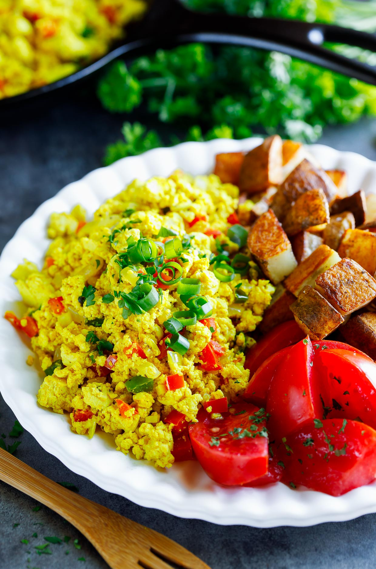 Tofu Breakfast Recipes
 Garden Veggie Tofu Scramble Tasty Vegan Breakfast Recipe