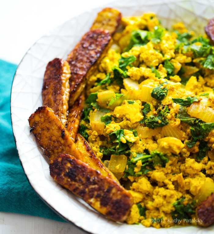 Tofu Breakfast Recipes
 Fast & Easy Tofu Scramble Tempeh Bacon Breakfast Bowl