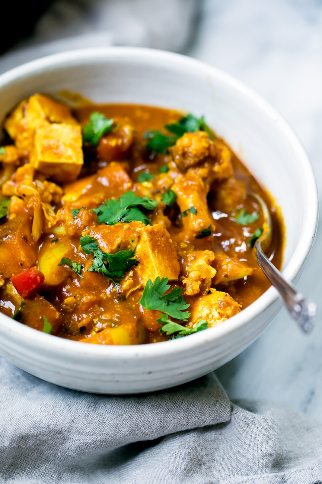 Tofu Curry Recipes
 Ve arian Tofu Cashew Coconut Curry