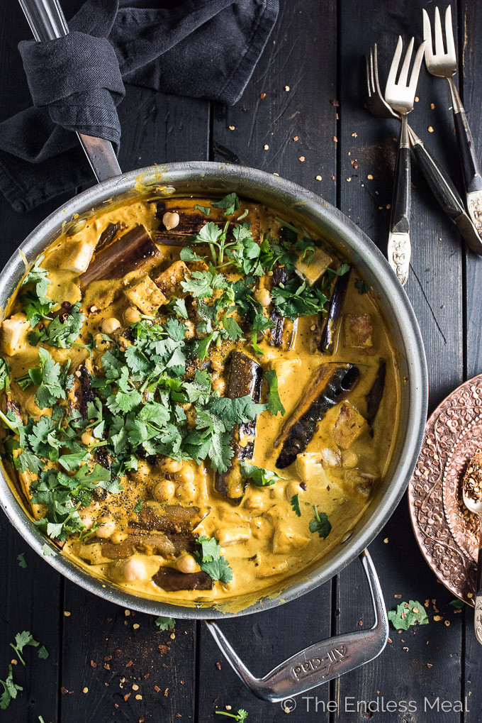 Tofu Curry Recipes
 eggplant and chickpea curry recipe