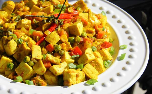 Tofu Curry Recipes
 Ve arian Curry Tofu Recipe