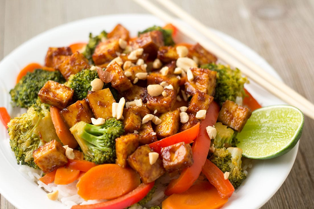 Tofu Stir Fry Recipes
 Tofu Stir Fry with Sweet and Spicy Peanut Sauce The