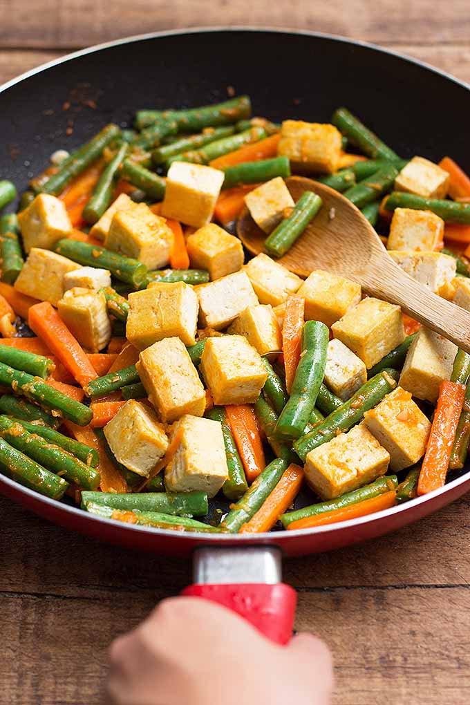 Tofu Stir Fry Recipes
 Sriracha Tofu Green Bean and Carrot Stir Fry Recipe