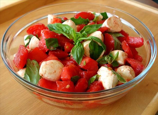 Tomato And Mozzarella Salad
 Fresh Tomato And Mozzarella Salad Recipe Food