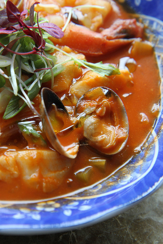 Tomato Based Soups
 tomato based fish soup