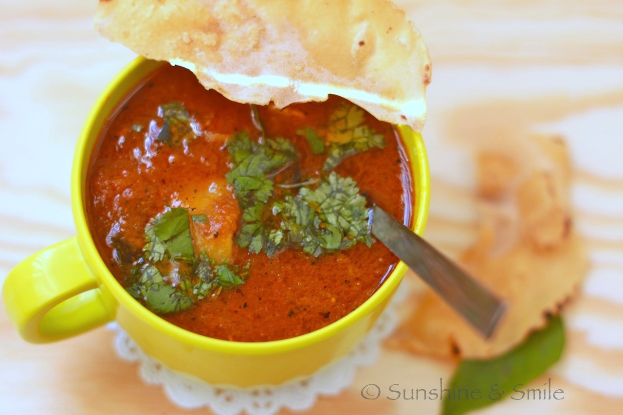 Tomato Based Soups
 Tangy Tomato based Indian Soup