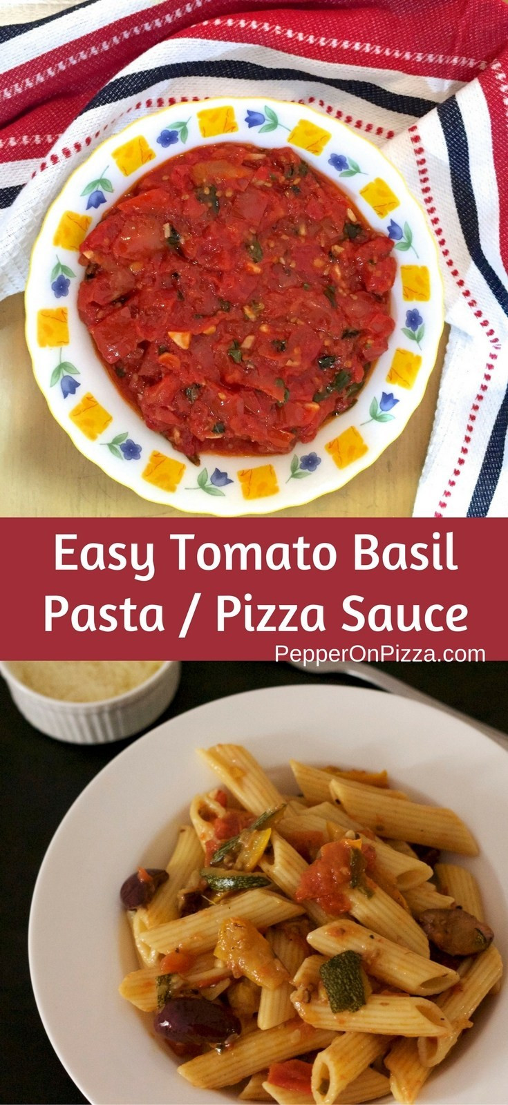 Tomato Basil Sauce
 simple tomato basil sauce