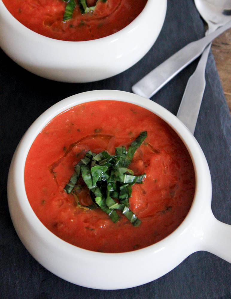 Tomato Basil Soup
 Roasted Tomato Basil Soup Domesticate ME