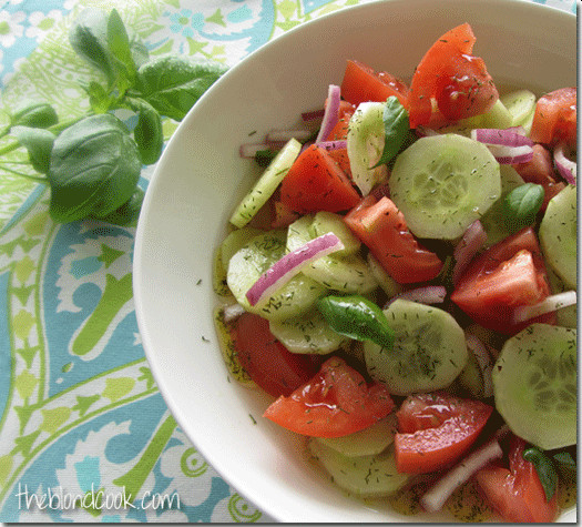 Tomato Cucumber Salad
 Cucumber Tomato Salad