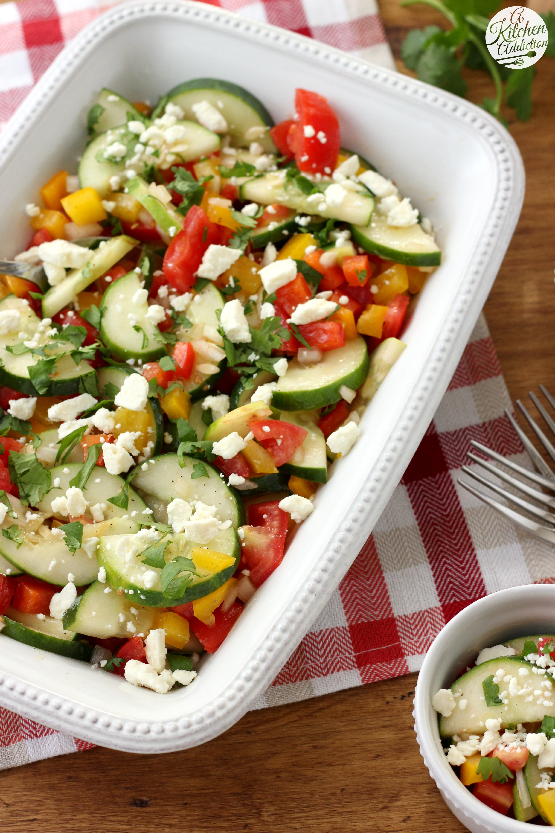 Tomato Cucumber Salad
 Easy Cucumber Tomato Salad A Kitchen Addiction