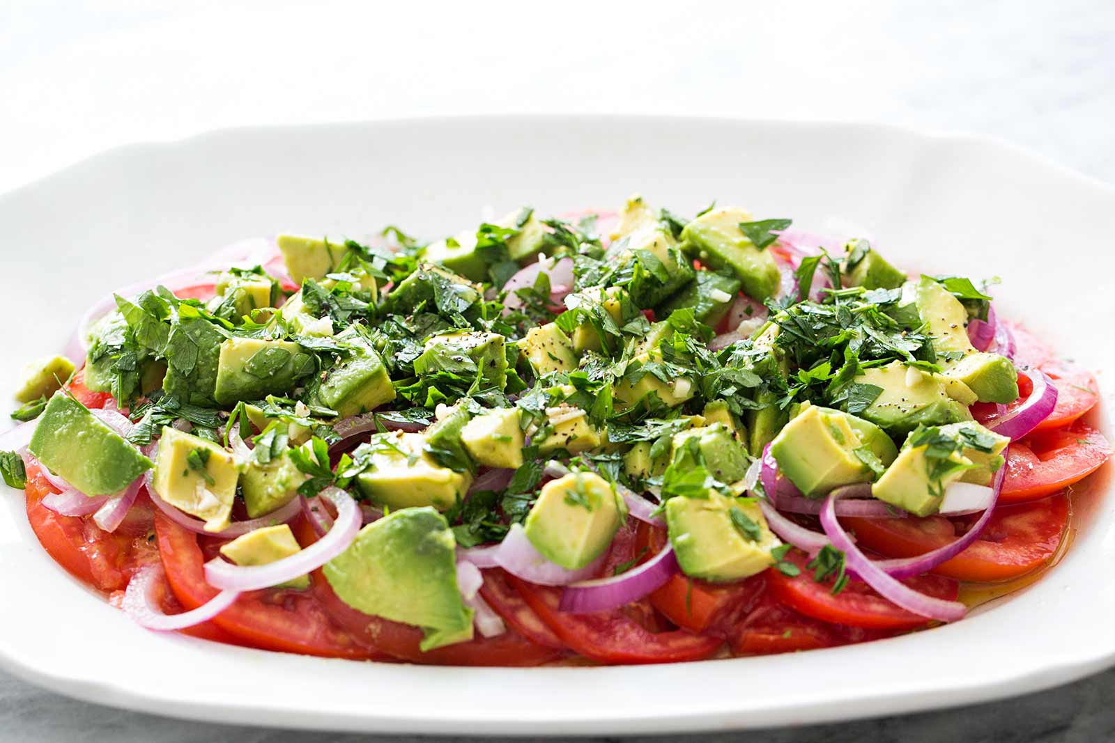 Tomato Onion Salad
 Tomato ion Avocado Salad Recipe