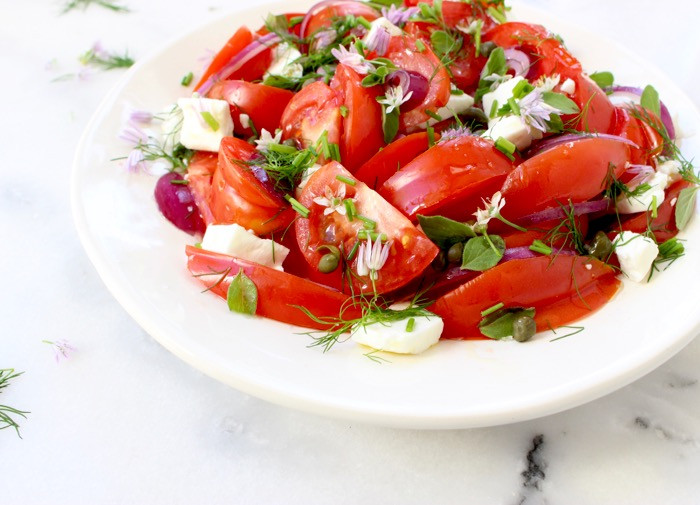 Tomato Onion Salad
 Tomato ion Salad Recipe • CiaoFlorentina