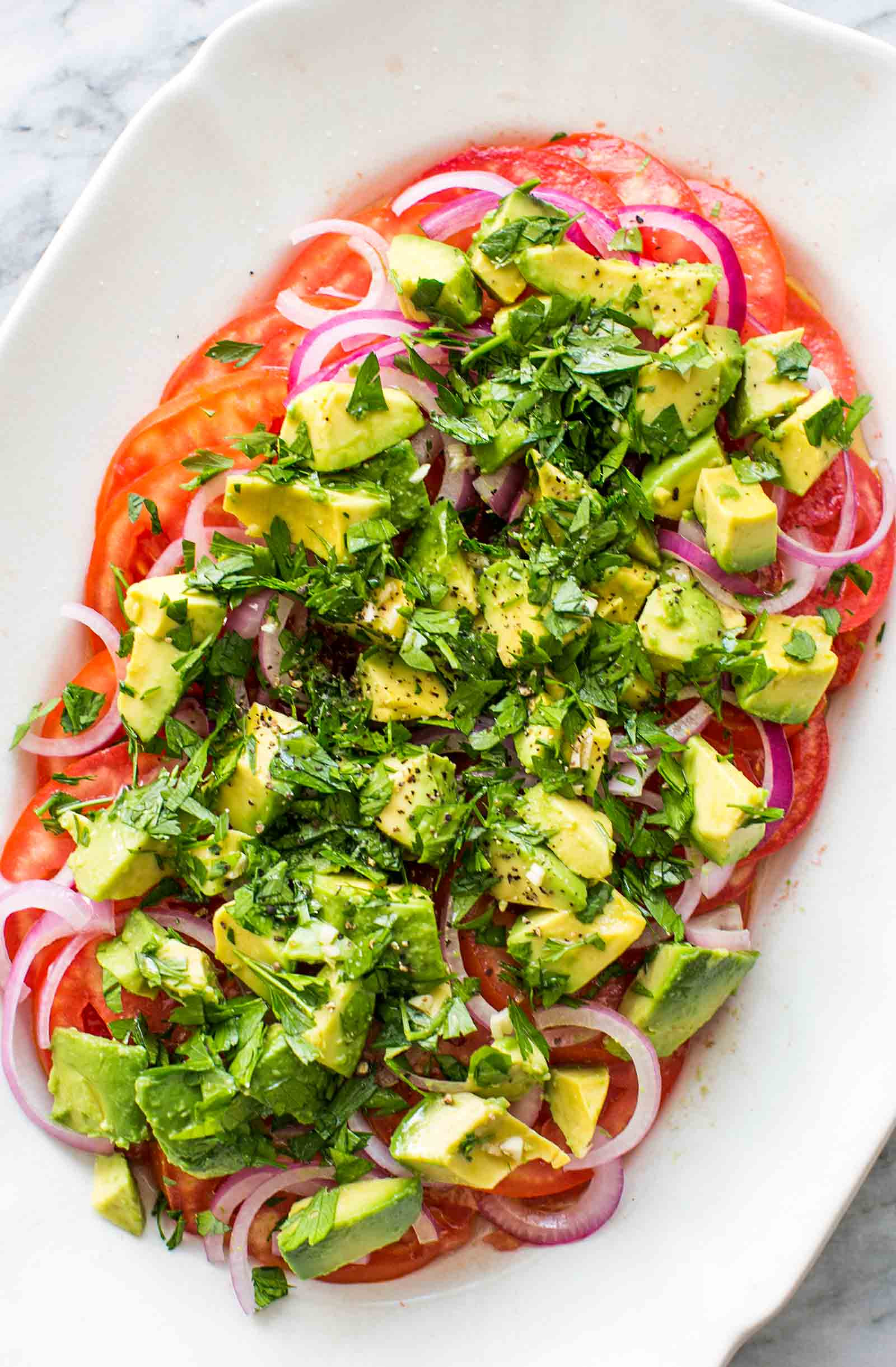 Tomato Onion Salad
 Tomato ion Avocado Salad Recipe