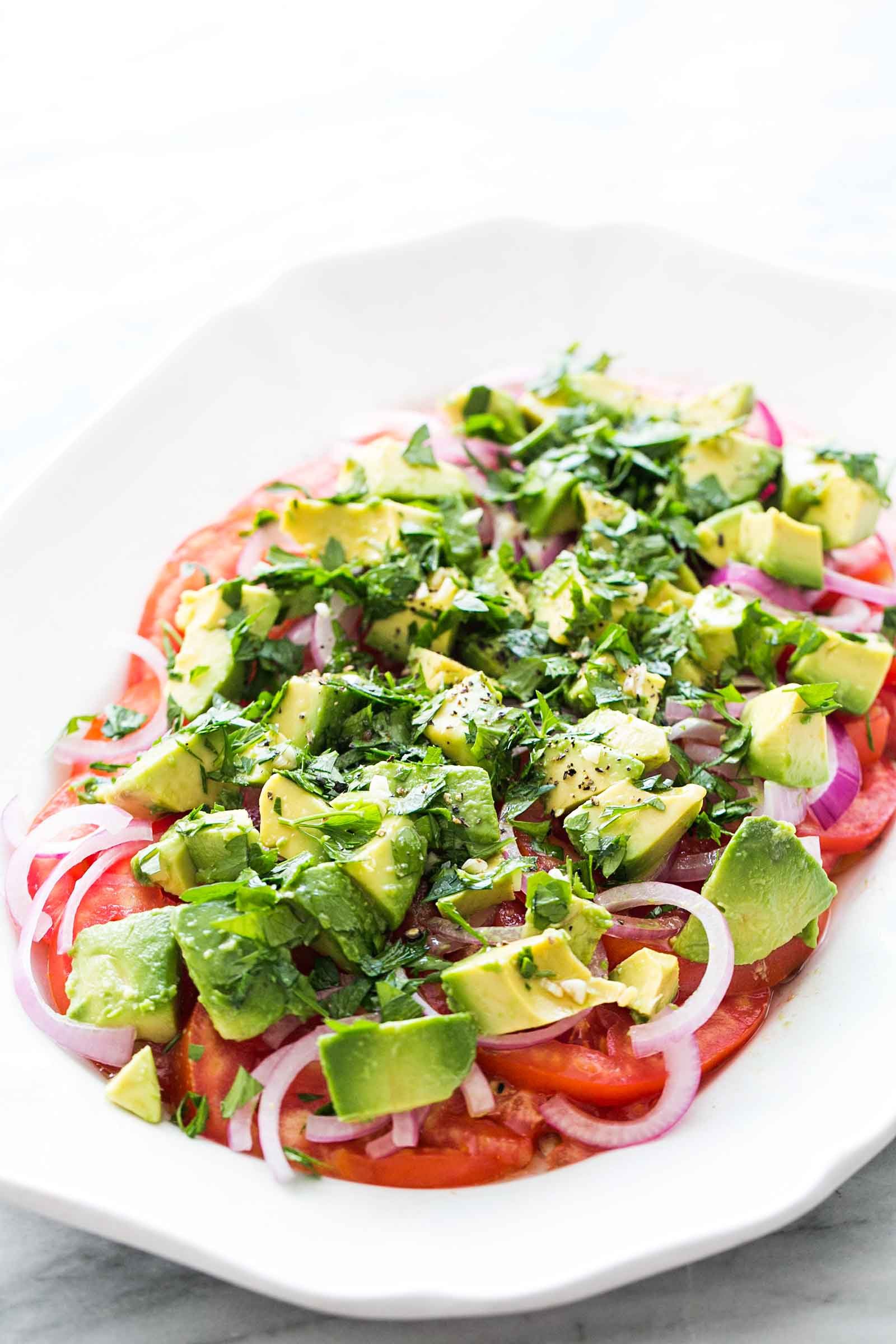 Tomato Onion Salad
 Tomato ion Avocado Salad Recipe