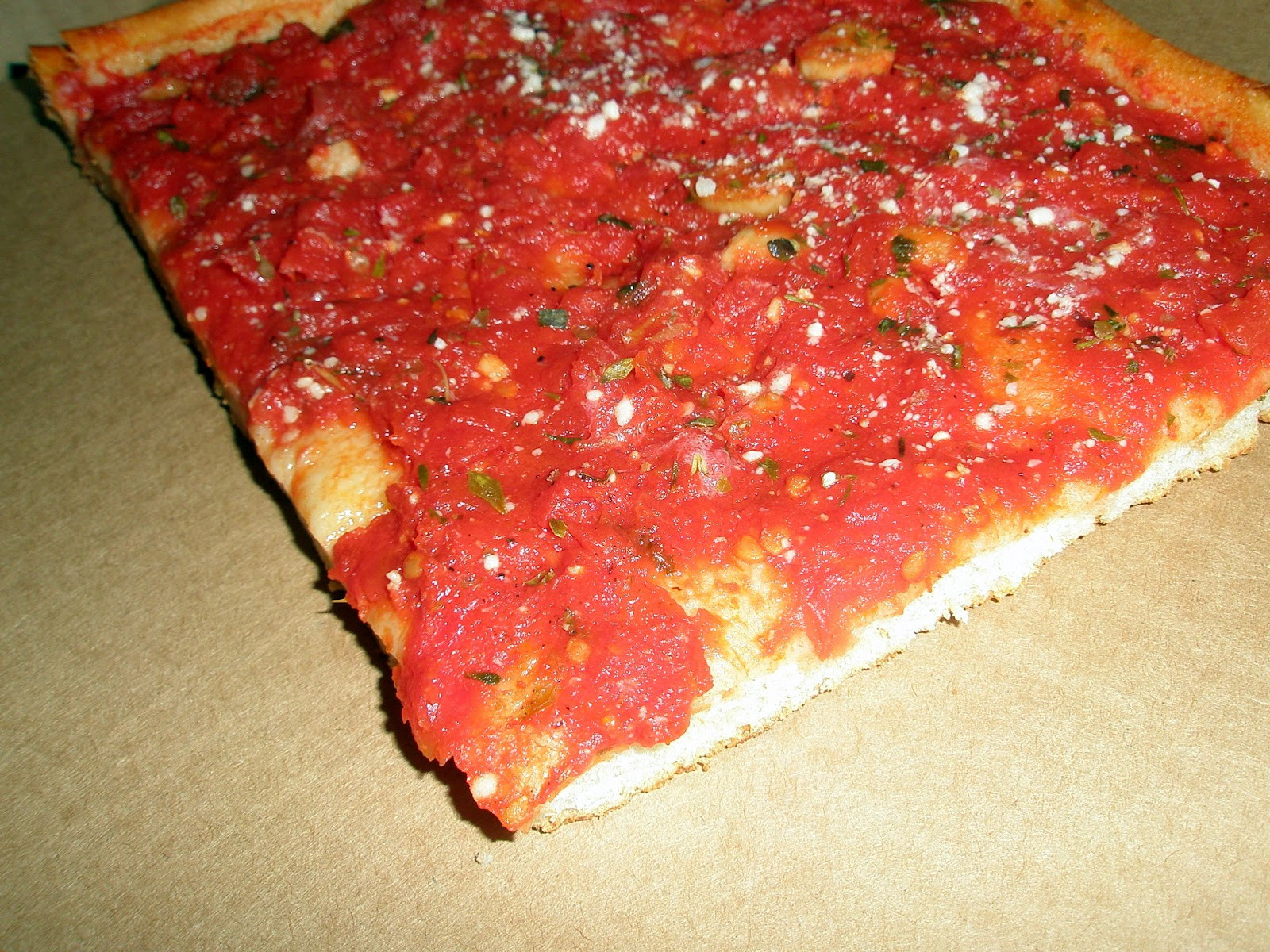 Tomato Pie Pizza
 Pizza Quixote Defining the Tomato Pie