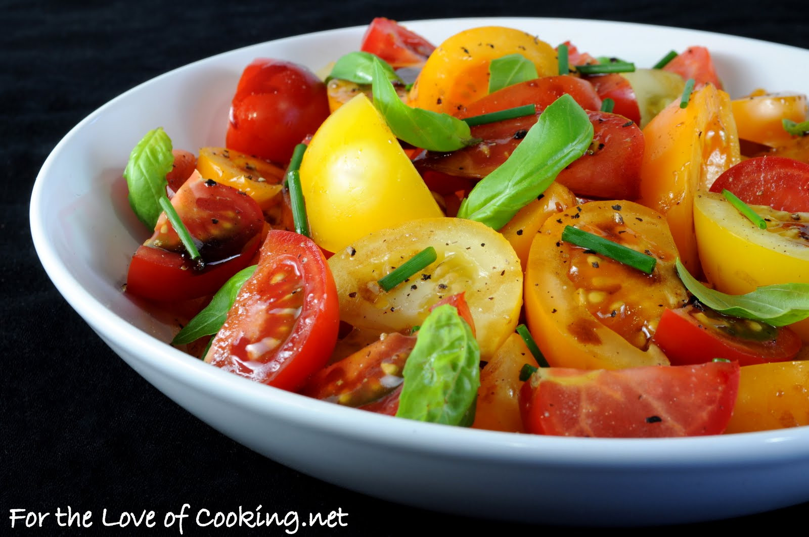 Tomato Salad Recipes
 Tomato Salad with Fresh Herbs and a Balsamic Reduction