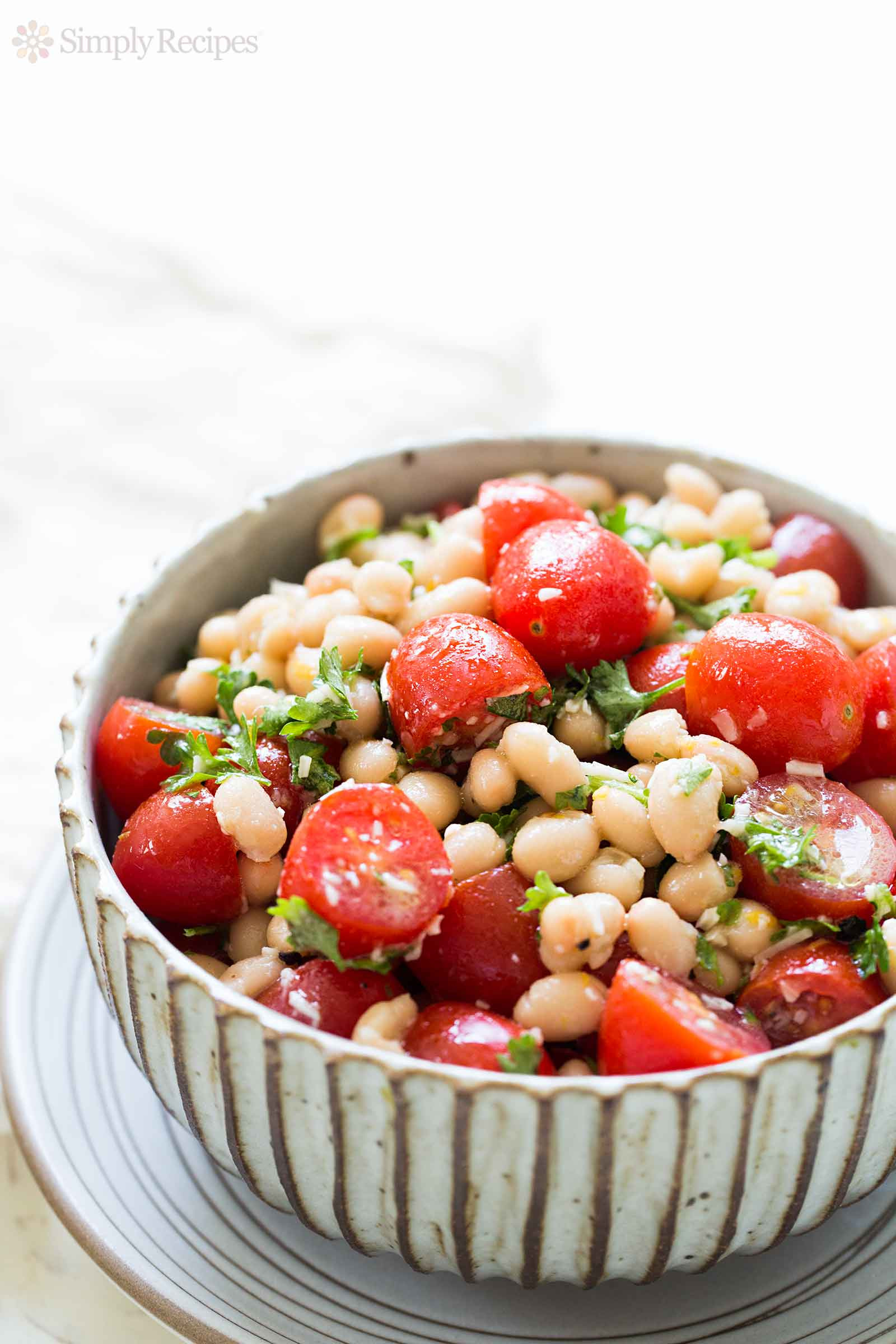 Tomato Salad Recipes
 White Bean and Cherry Tomato Salad Recipe