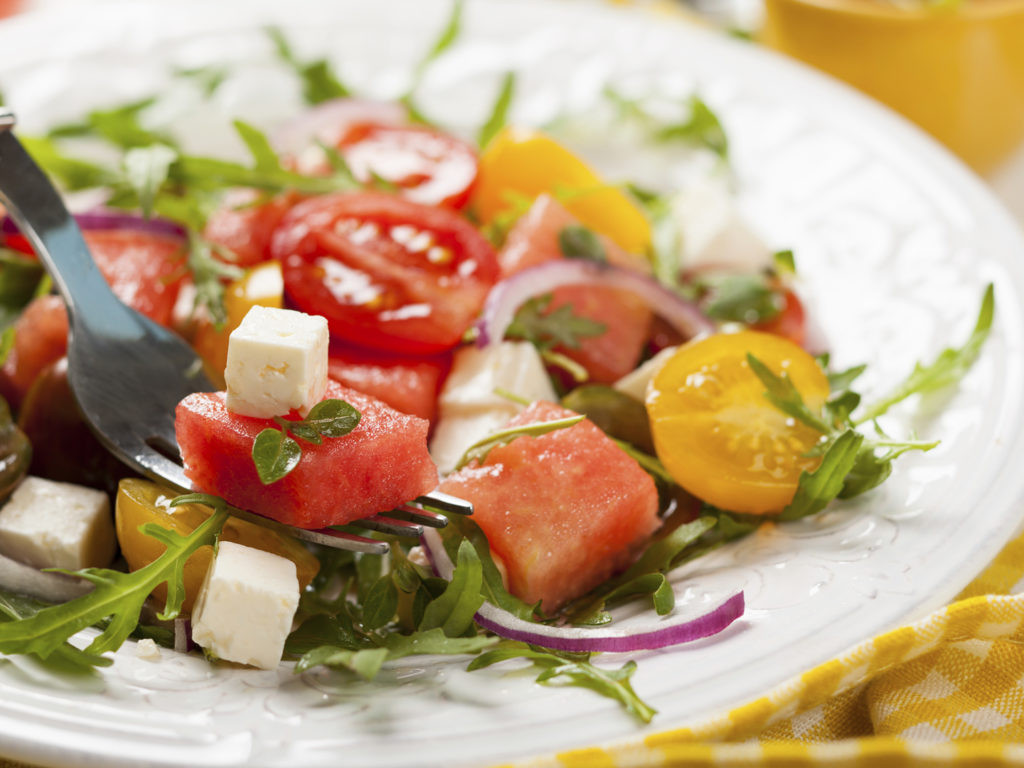 Tomato Salad Recipes
 Watermelon & Heirloom Tomato Salad Dr Weil s Healthy