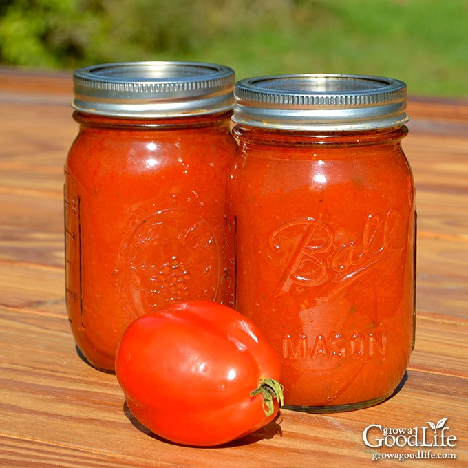 Tomato Sauce Canning Recipe
 Seasoned Tomato Sauce Recipe for Home Canning