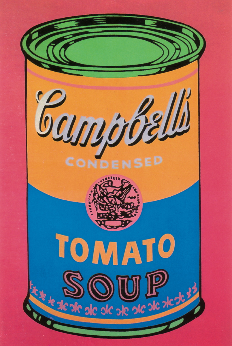 Tomato Soup Can
 4 Assorted Warhol Soup Can Posters Lot 0652