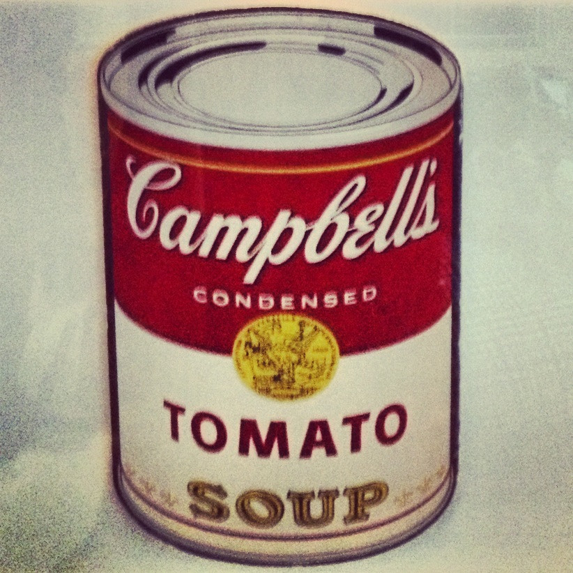 Tomato Soup Can
 Andy Warhol’s Tomato Soup Can