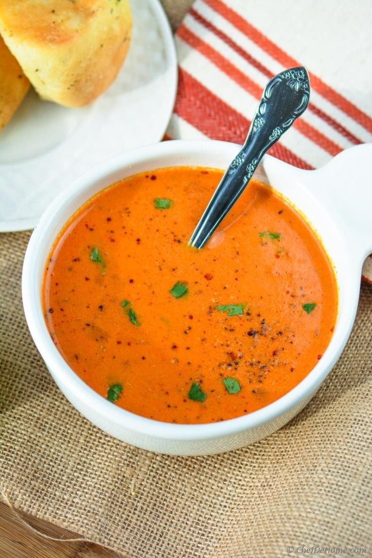 Tomato Soup Indian
 Creamy Tomato Soup Recipe
