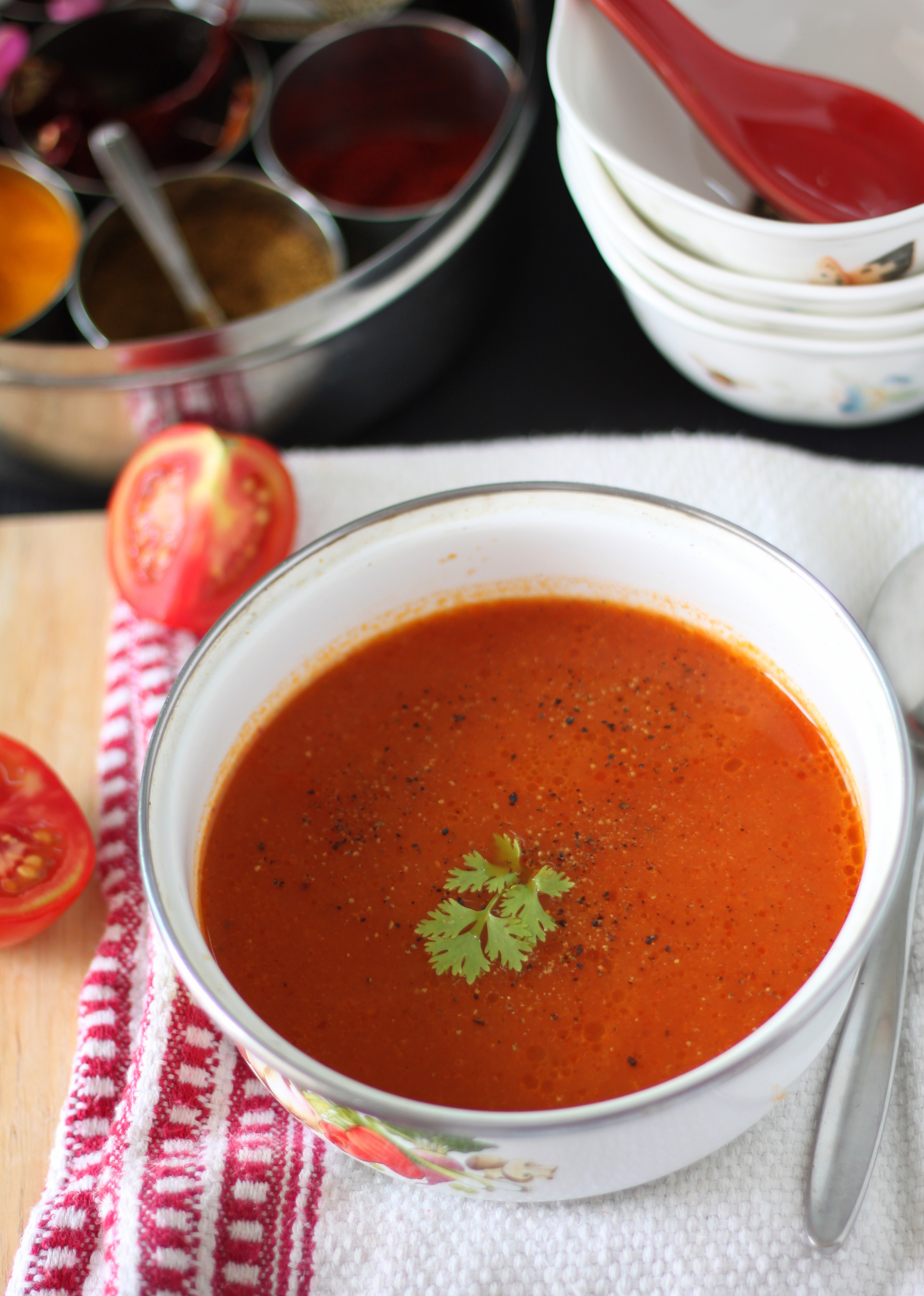 Tomato Soup Indian
 Indian style Hot Tomato Soup