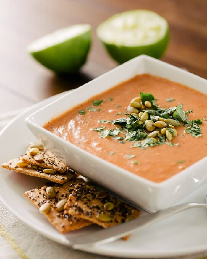Tomato Soup Indian
 Simple Indian Spiced Tomato Soup with Lime