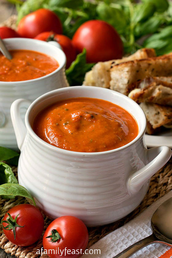 Tomato Soup With Fresh Tomatoes
 Tomato Soup A Family Feast