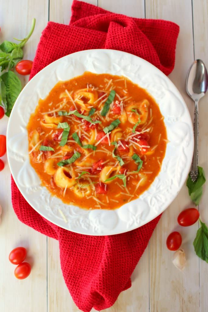 Tomato Tortellini Soup
 Creamy Tomato & Tortellini Soup Delightful E Made